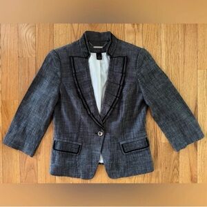 White House Black Market Gray Blazer